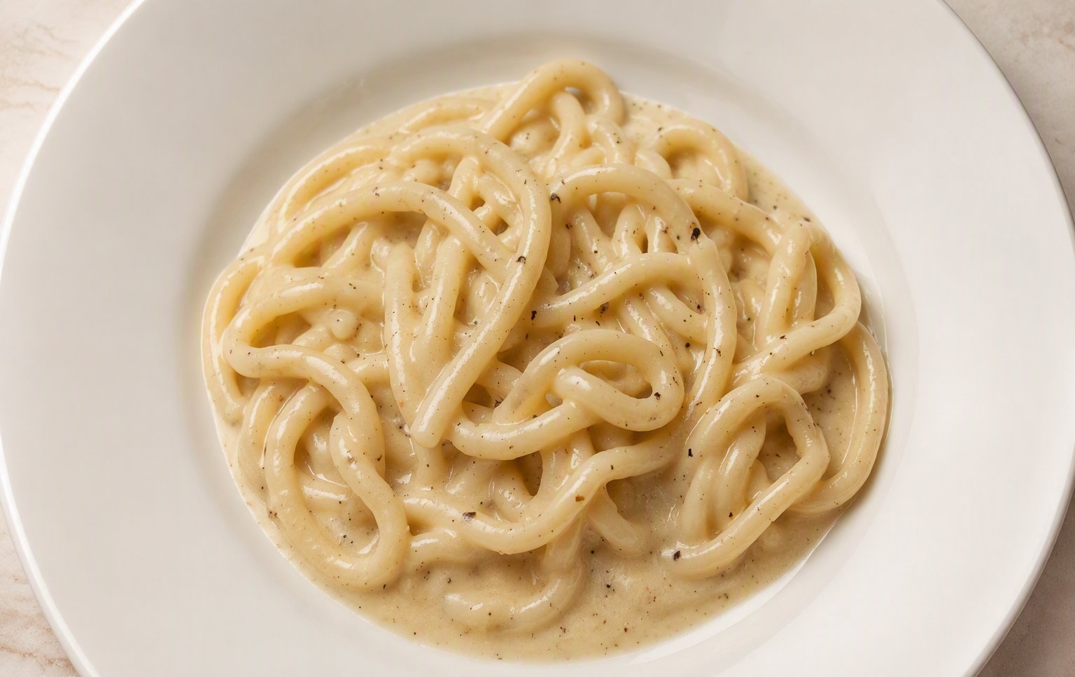 Pici cacio e pepe